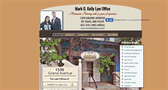 Desktop Screenshot of markdkellylaw.com