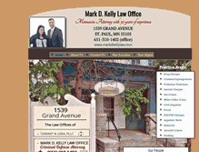Tablet Screenshot of markdkellylaw.com